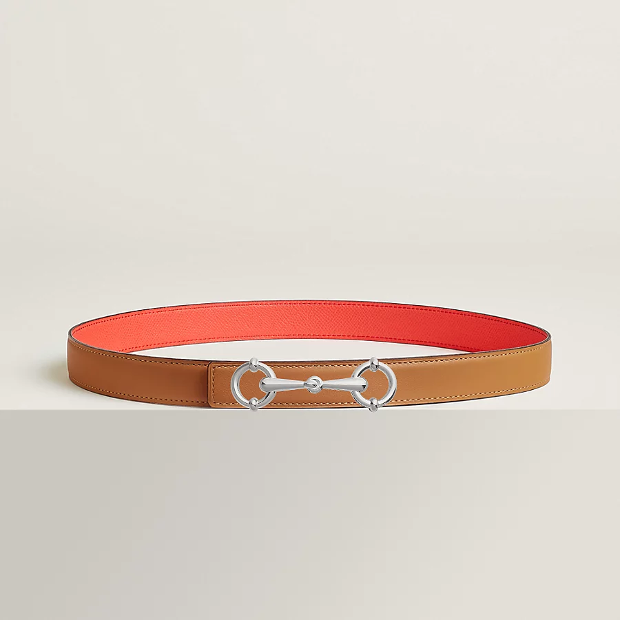 Replicate Lady Rider belt buckle   Reversible leather strap 24 mm(1:1 replica)