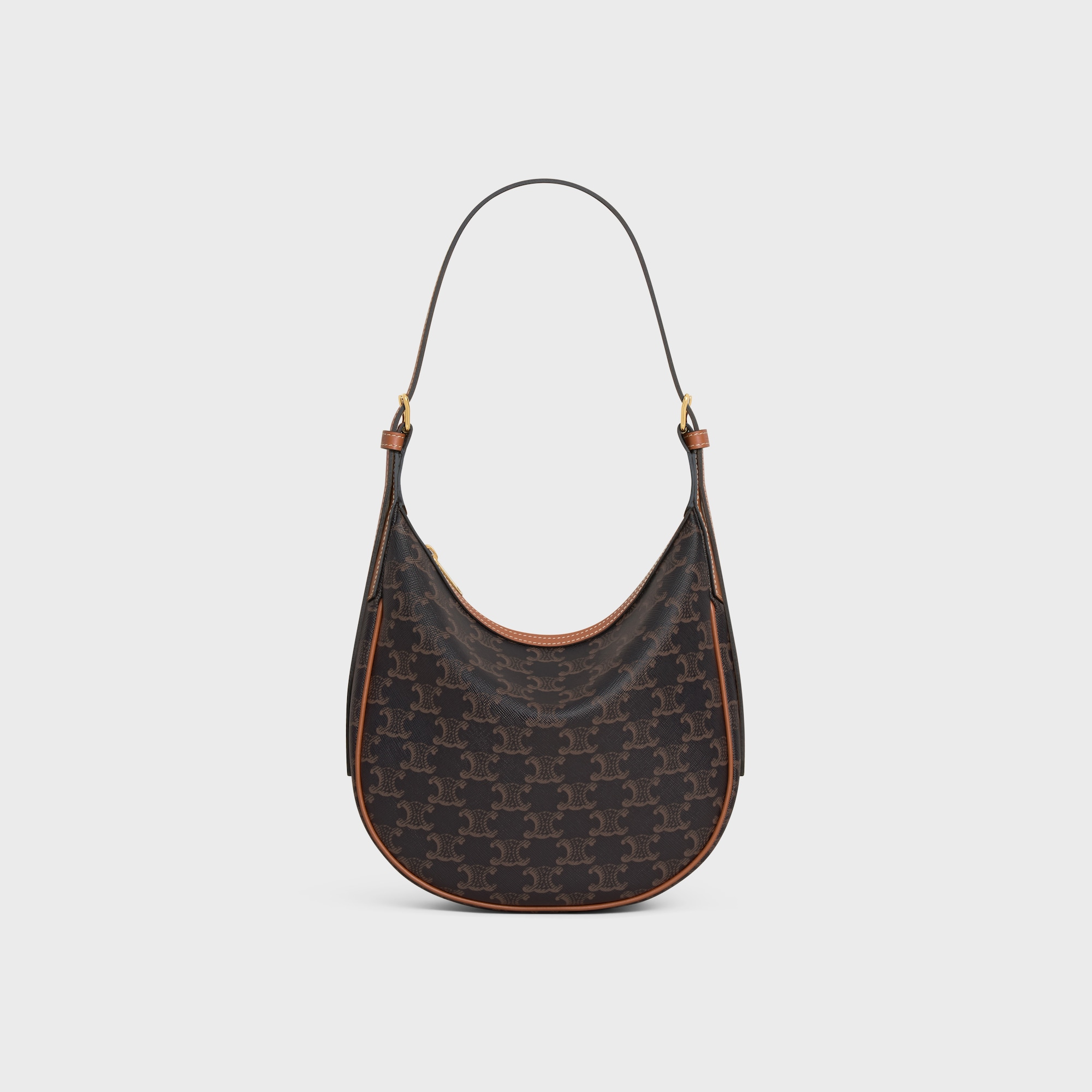 Replicate SMALL HELOÏSE CUIR TRIOMPHE BAG IN TRIOMPHE CANVAS AND CALFSKIN(1:1 replica)