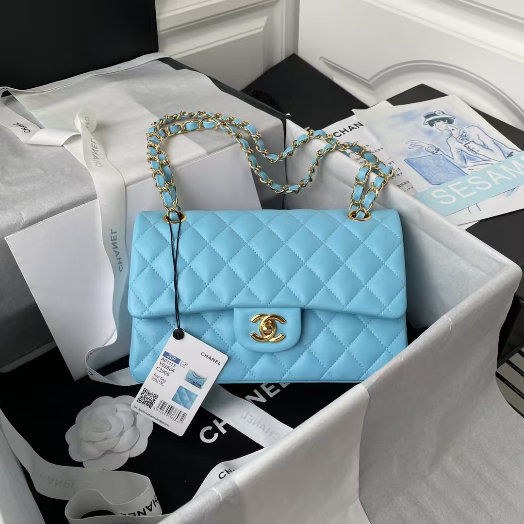 Replicate Chanel Small Classic Handbag Gold Hardware(1:1 replica)