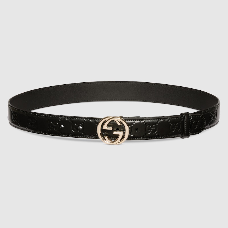 Replicate Belt with Interlocking G buckle(1:1 replica)