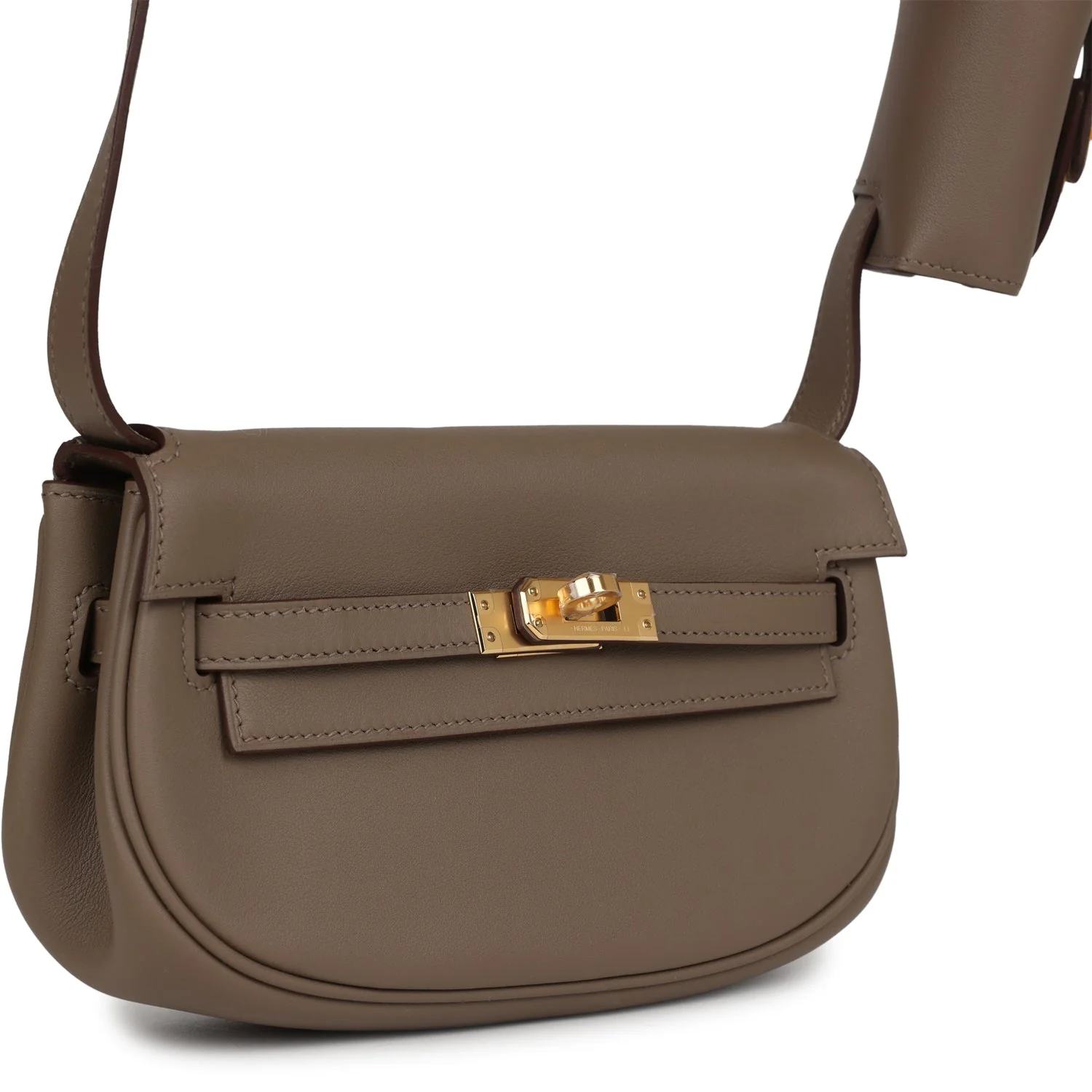 Replicate Hermes Kelly Moove Etoupe Swift Gold Hardware(1:1 replica)