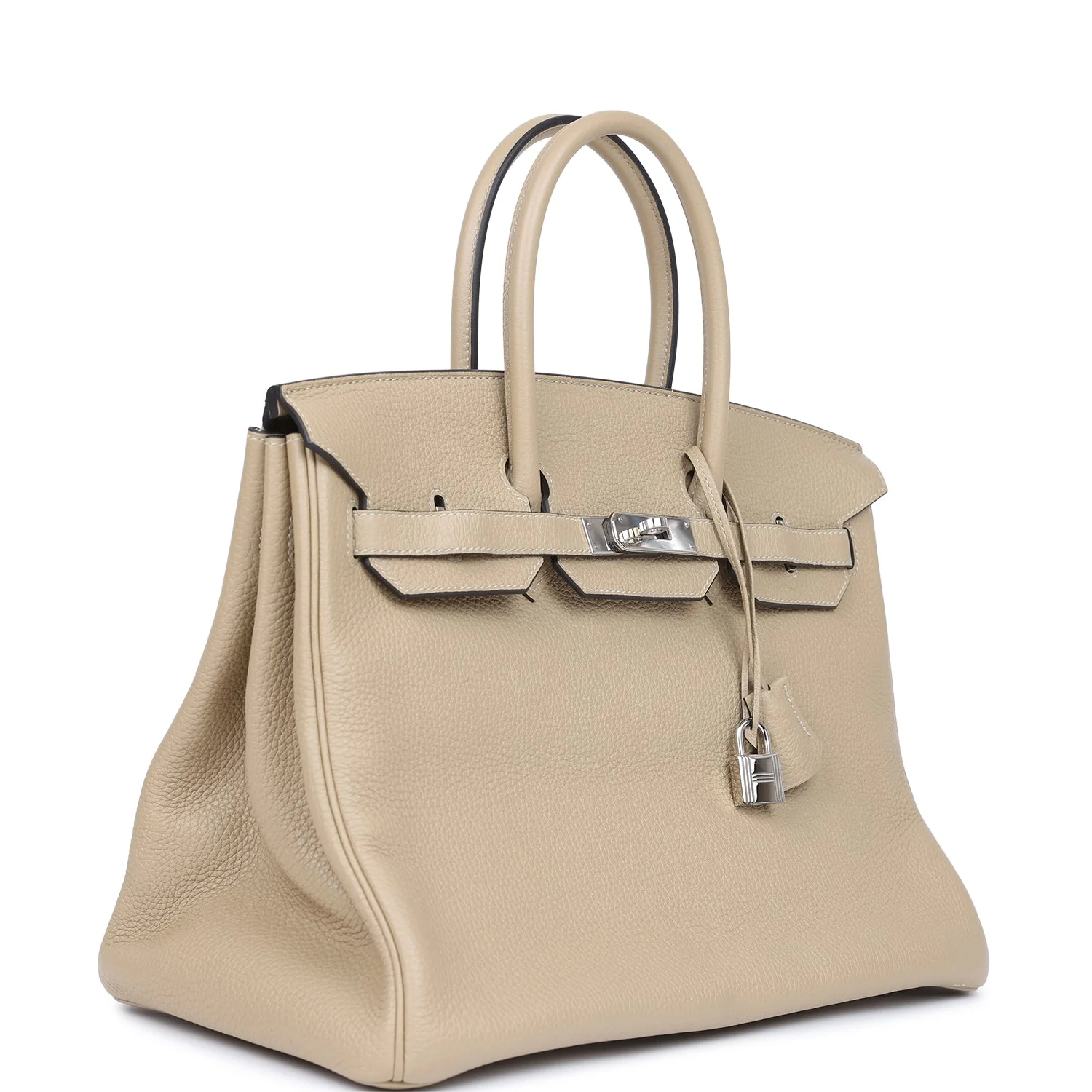 Replicate Hermes Birkin 35 Trench Togo Palladium Hardware(1:1 replica)