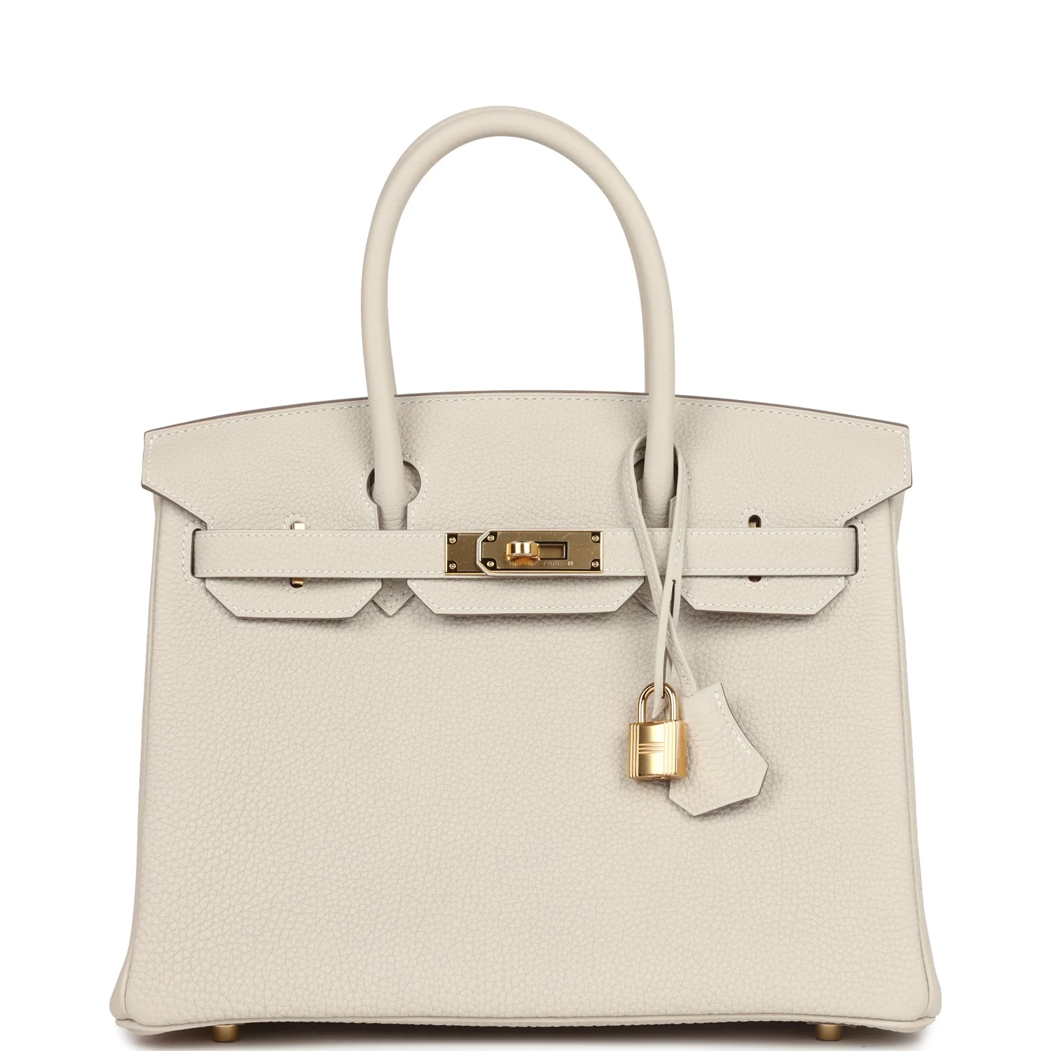 Replicate Hermes Birkin 30 Craie Togo Gold Hardware(1:1 replica)