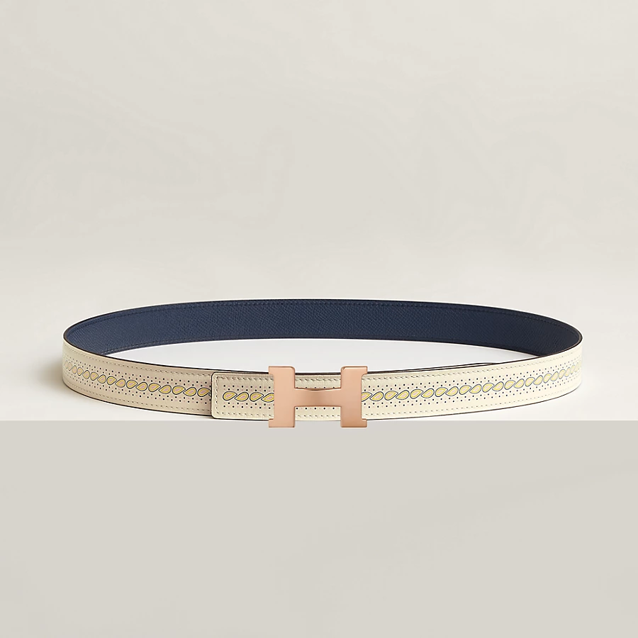 Replicate Mini Constance belt buckle   Bandana leather strap 24 mm(1:1 replica)