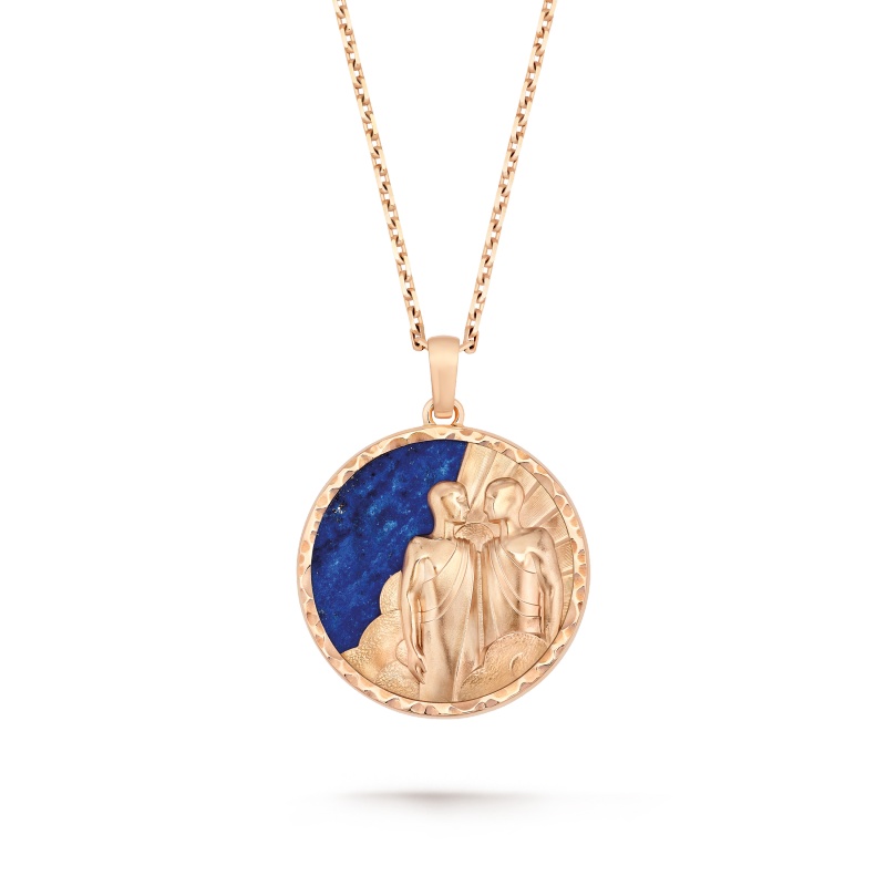 Replicate Zodiaque long necklace Geminorum (Gemini)(1:1 replica)