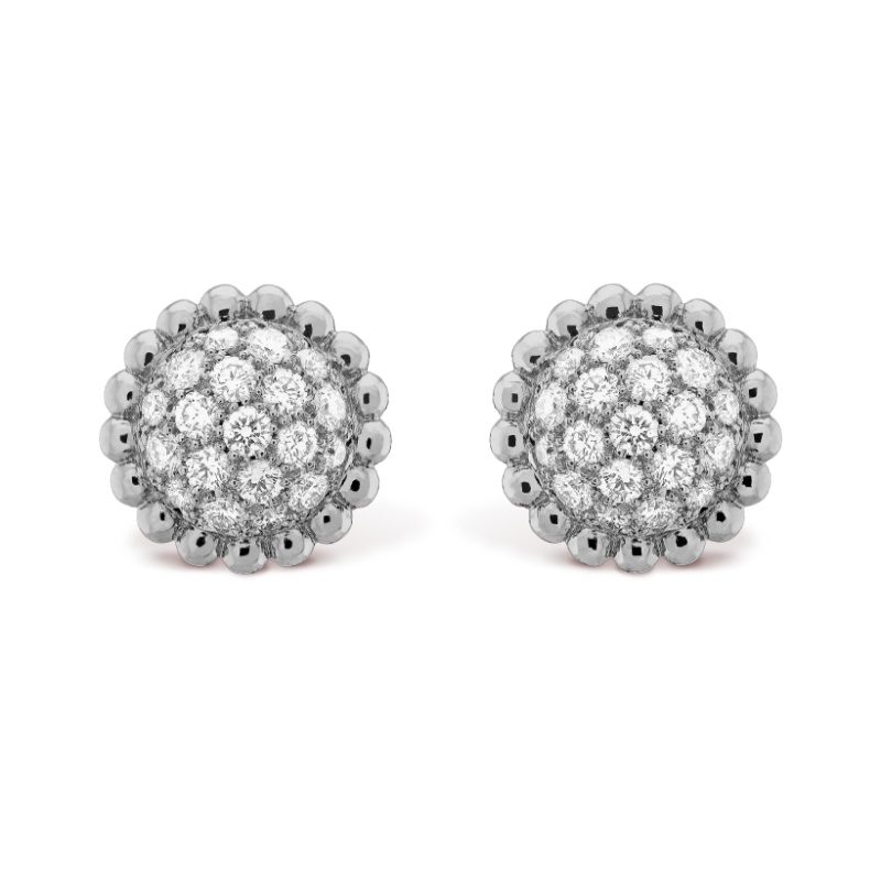Replicate Perlée diamonds earrings(1:1 replica)