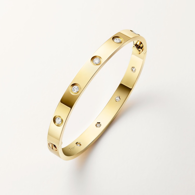 Replicate LOVE bracelet, classic model,10 diamonds(1:1 replica)