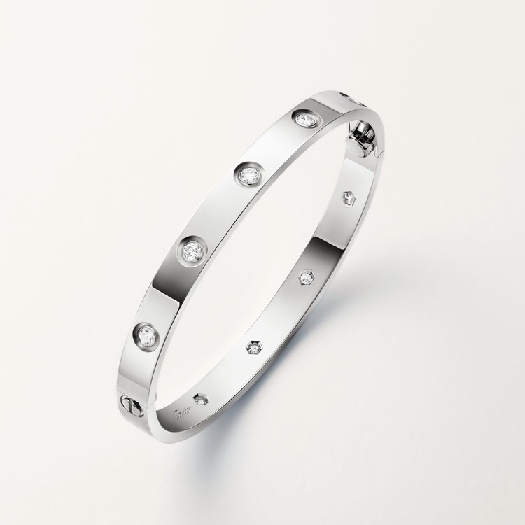 Replicate LOVE bracelet, classic model,10 diamonds(1:1 replica)