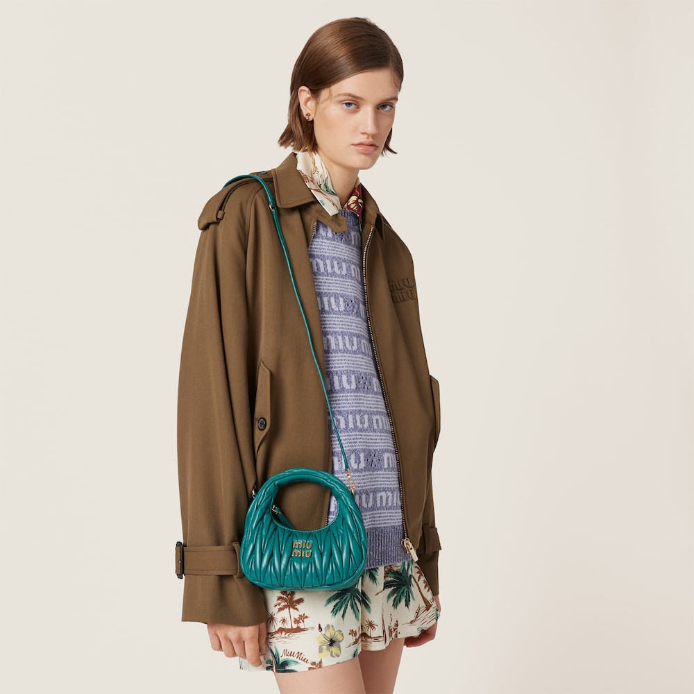 Replicate Wander matelassé nappa leather hobo mini-bag(1:1 replica)