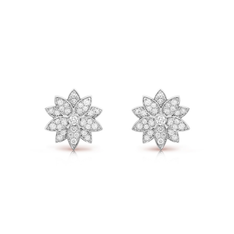 Replicate Lotus earrings, small model(1:1 replica)