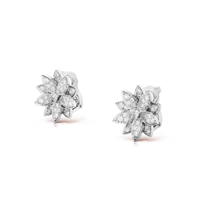 Replicate Lotus earrings, small model(1:1 replica)