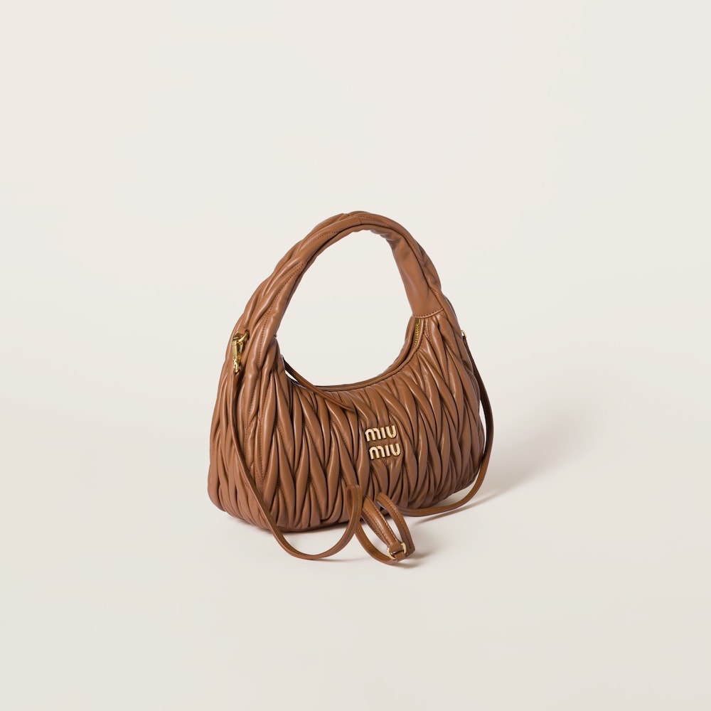 Replicate Regular wander matelassé nappa leather hobo bag(1:1 replica)