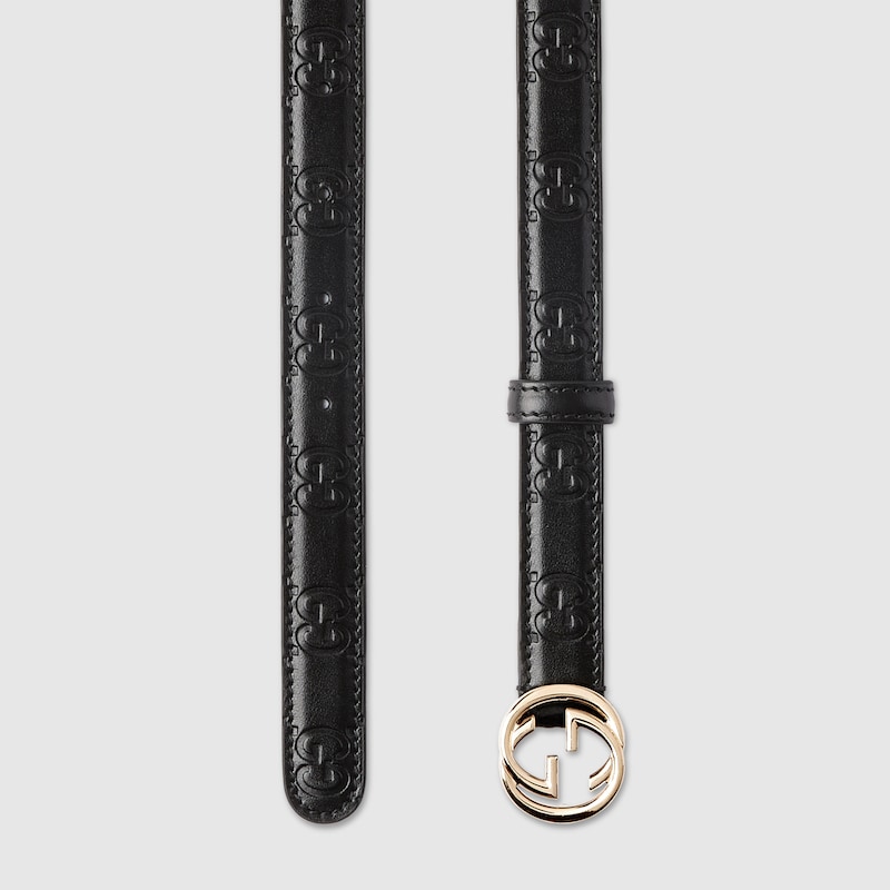 Replicate Belt with Interlocking G buckle(1:1 replica)