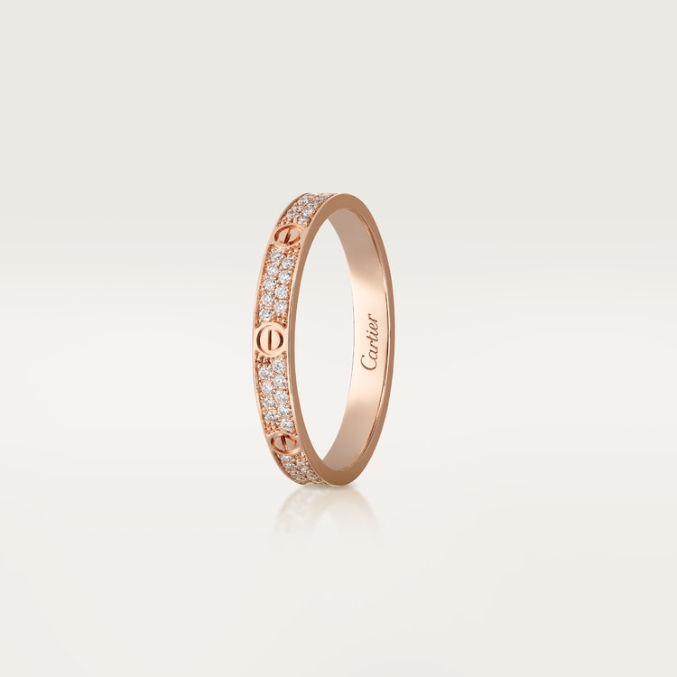 Replicate LOVE ring, mini model, paved(1:1 replica)