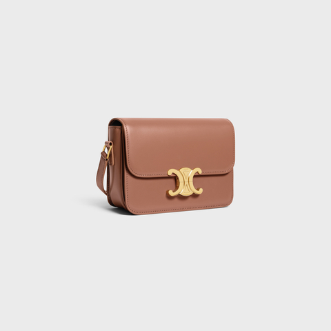 Replicate TEEN TRIOMPHE BAG IN SHINY CALFSKIN BRONZE(1:1 replica)