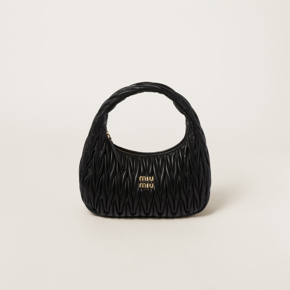 Replicate Large wander matelassé nappa leather hobo bag(1:1 replica)