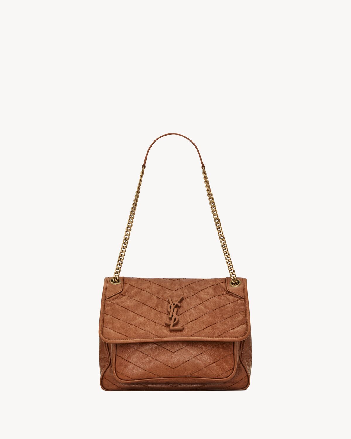 Replicate YSL Niki Medium in Vintage Leather(1:1 replica)
