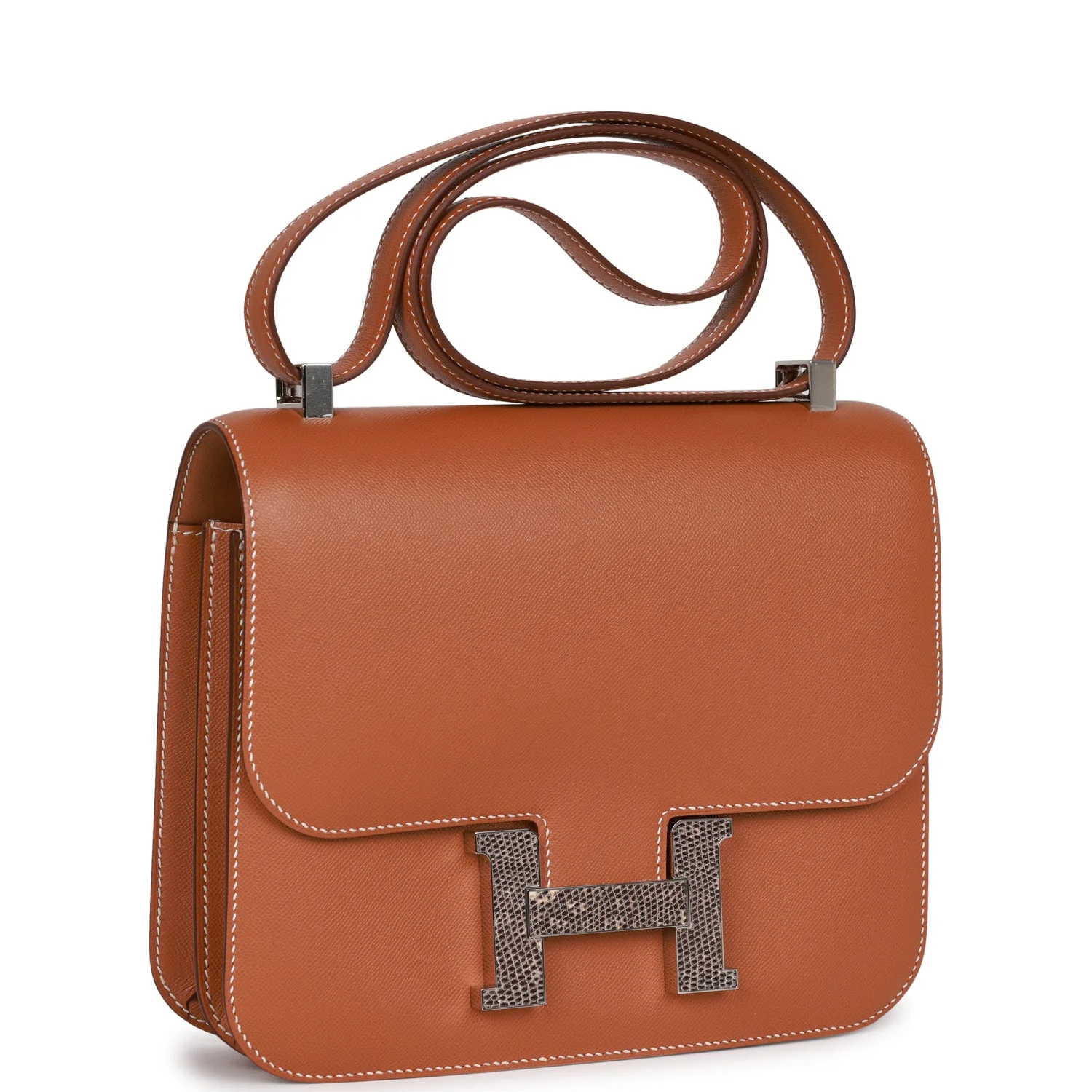 Replicate Hermes Constance 24 Gold Madame and Lizard Palladium Hardware(1:1 replica)