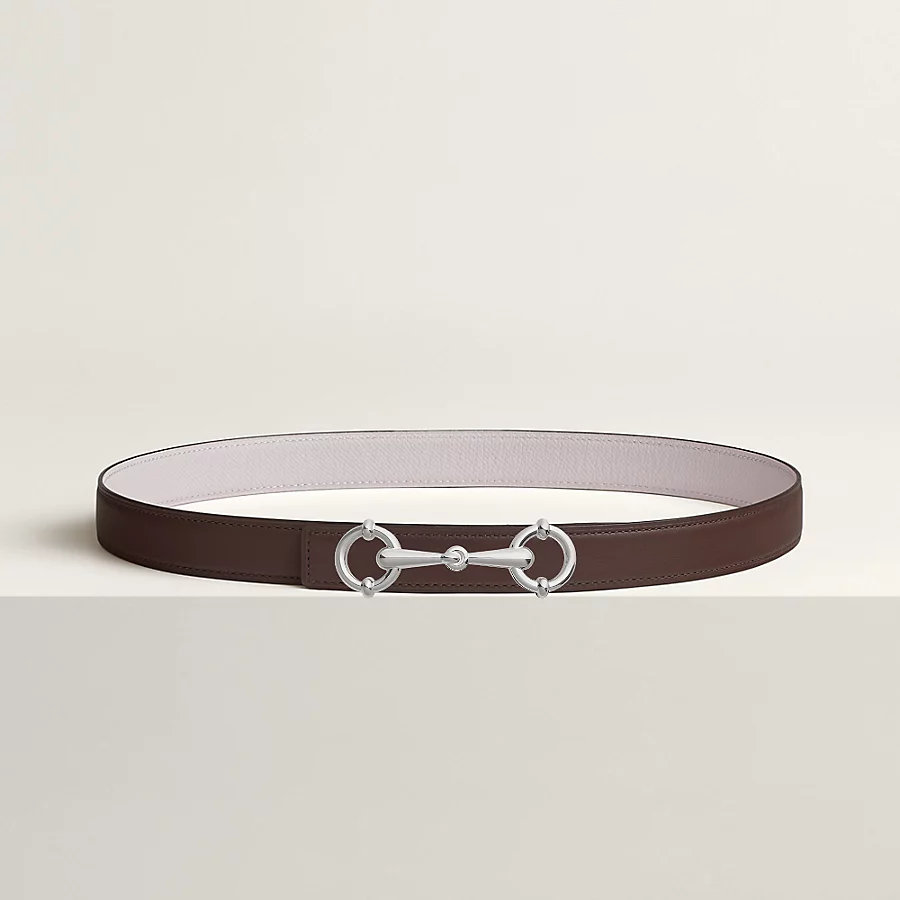 Replicate Lady Rider belt buckle   Reversible leather strap 24 mm(1:1 replica)