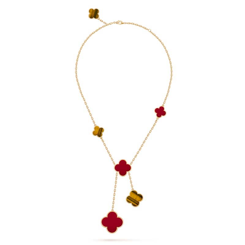 Replicate Magic Alhambra necklace, 6 motifs(1:1 replica)