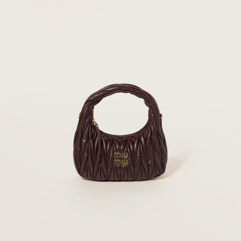 Replicate Wander matelassé nappa leather hobo bag(1:1 replica)