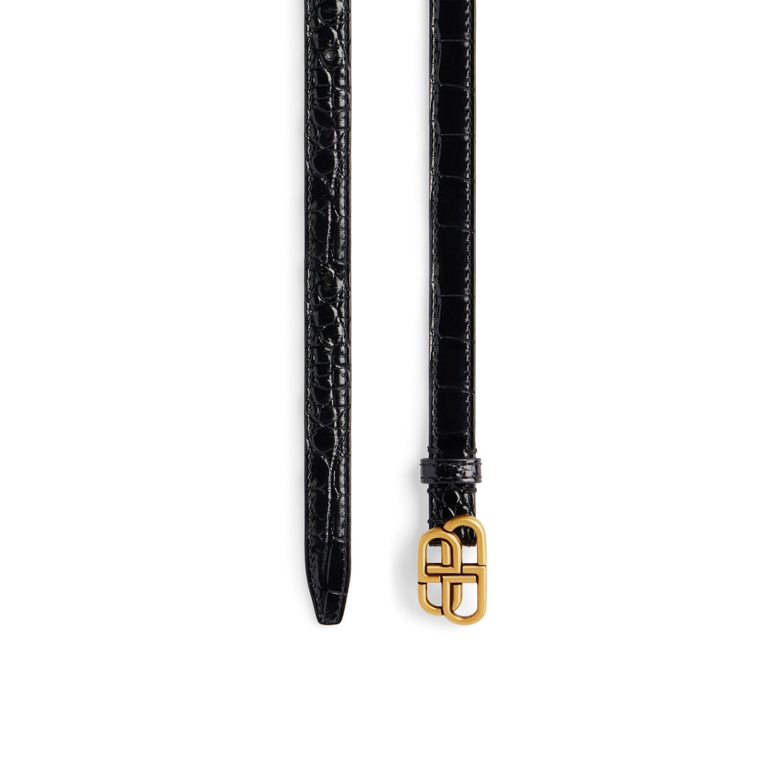 Replicate Women s Bb Super Thin Belt in Black(1:1 replica)