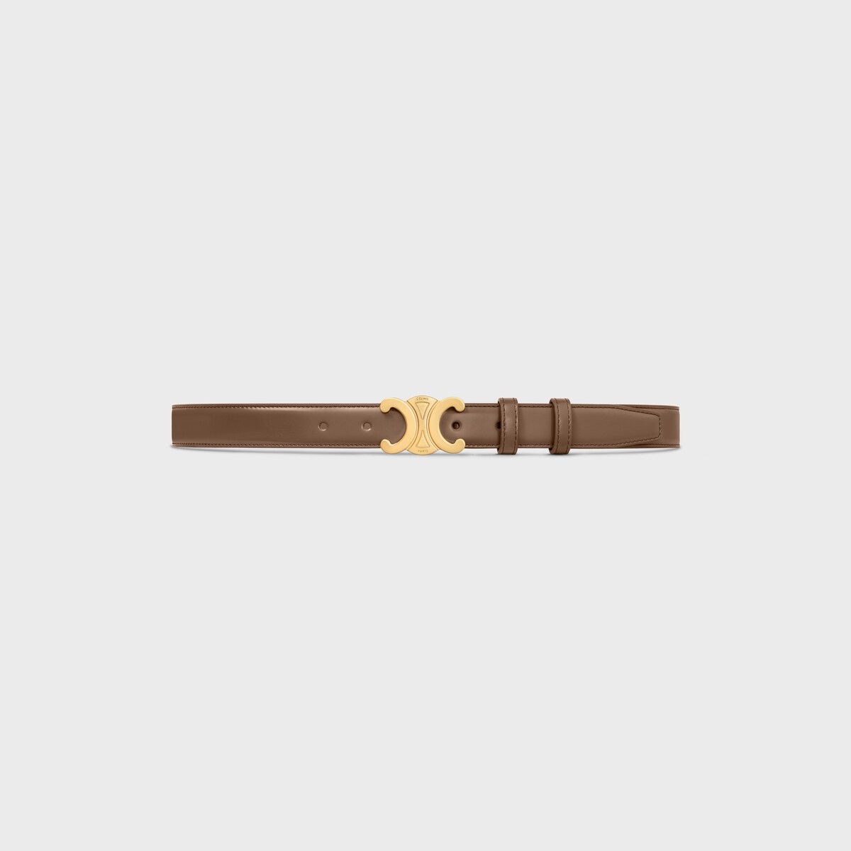 Replicate Medium Triomphe Belt in Taurillon Leather(1:1 replica)
