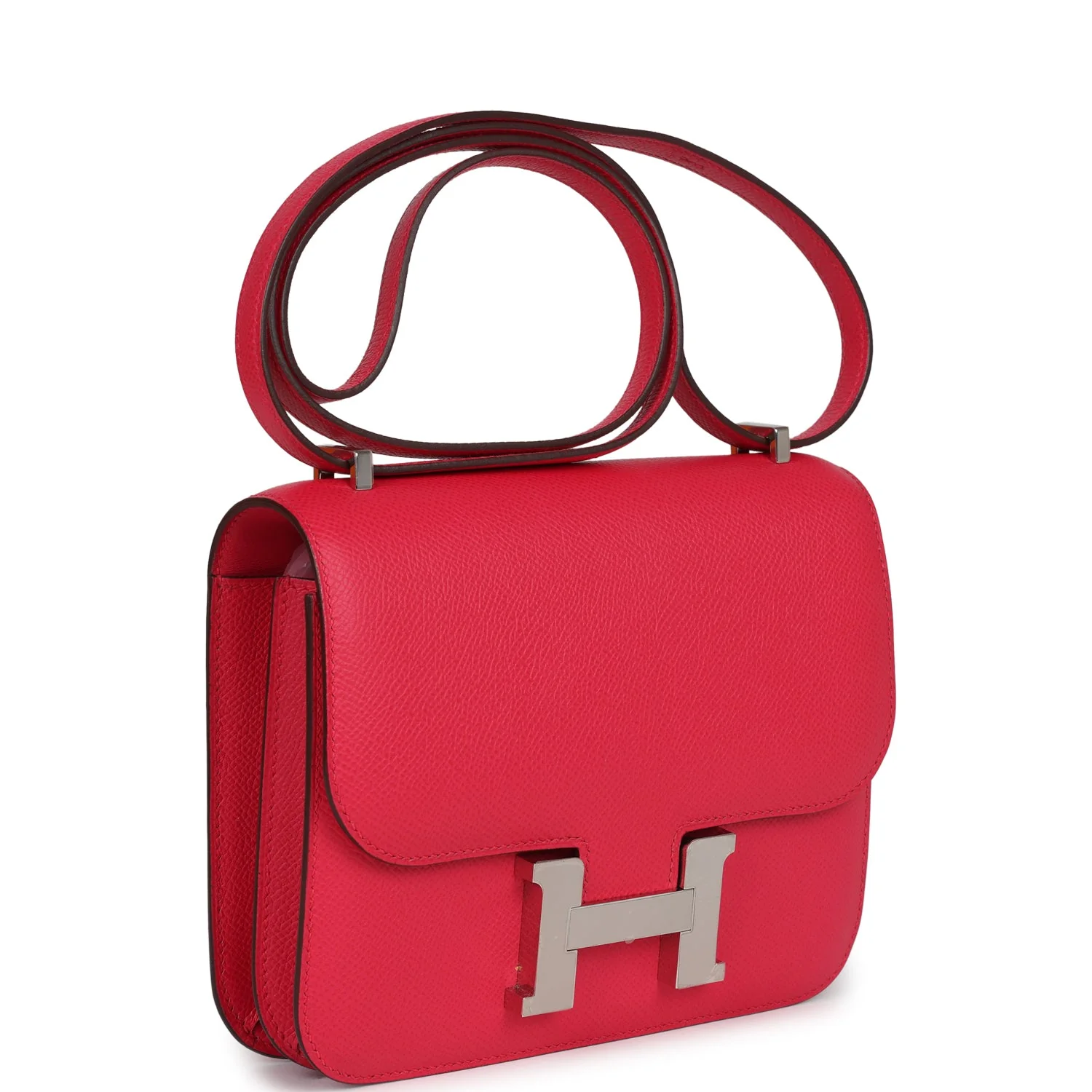 Replicate Hermes Constance 18 Rose Extreme Epsom Palladium Hardware(1:1 replica)