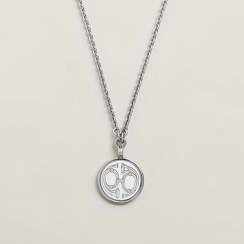 Replicate Medaille Bijou Deux Cors necklace, small model(1:1 replica)