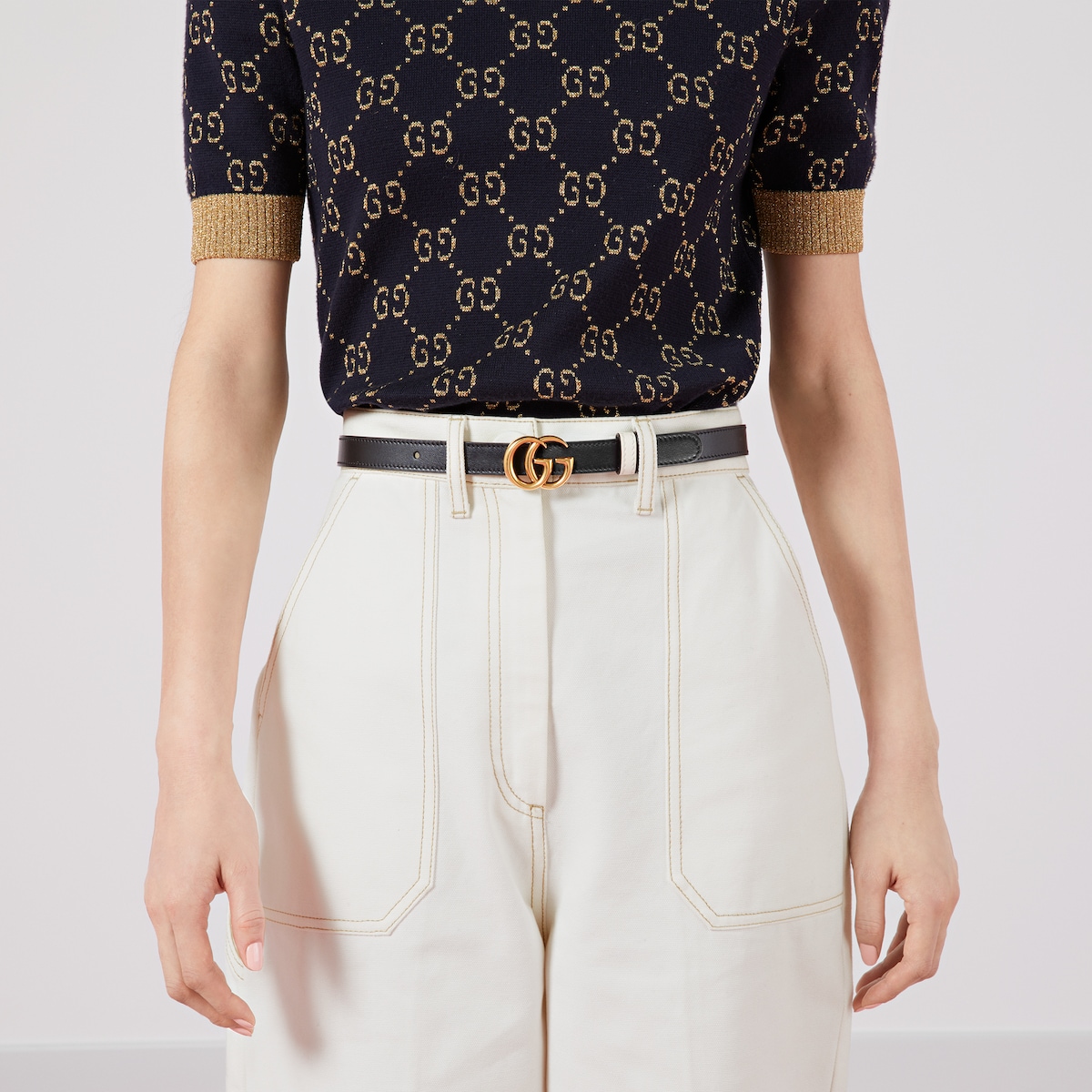 Replicate GG Marmont reversible thin belt(1:1 replica)