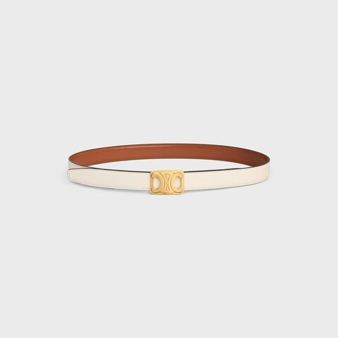 Replicate MEDIUM REVERSIBLE FRAMED TRIOMPHE BELT IN TAURILLON(1:1 replica)