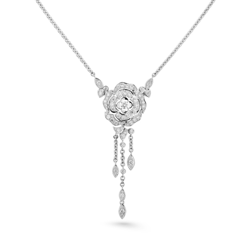 Replicate Bouton de Camélia transformable necklace(1:1 replica)