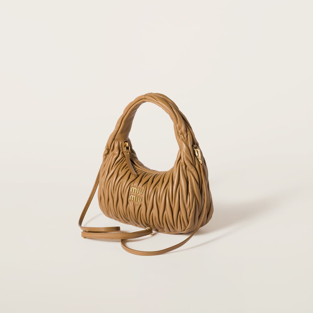 Replicate Regular wander matelassé nappa leather hobo bag(1:1 replica)