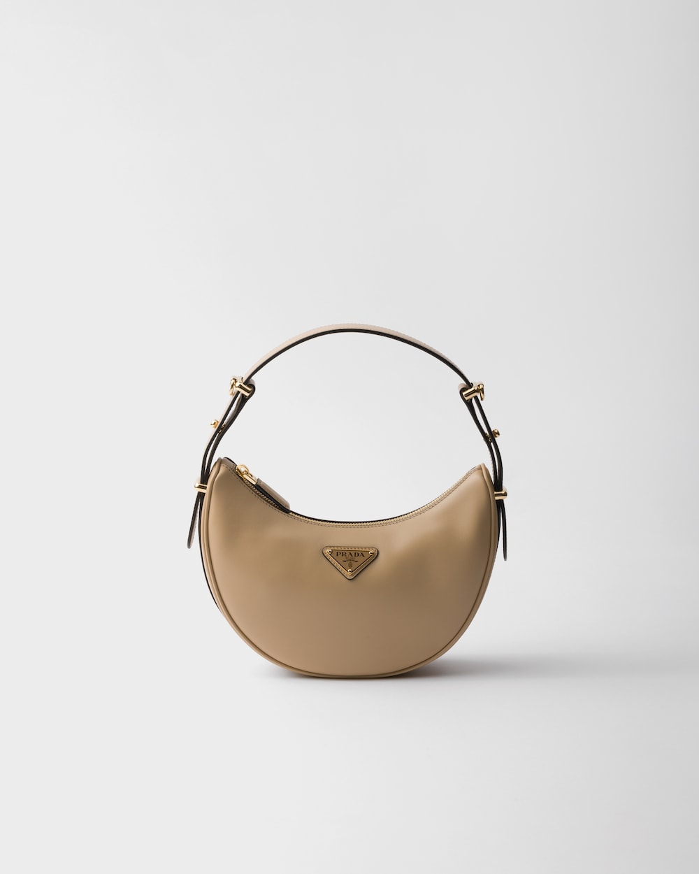 Replicate Prada Arqué Small Leather Shoulder Bag(1:1 replica)