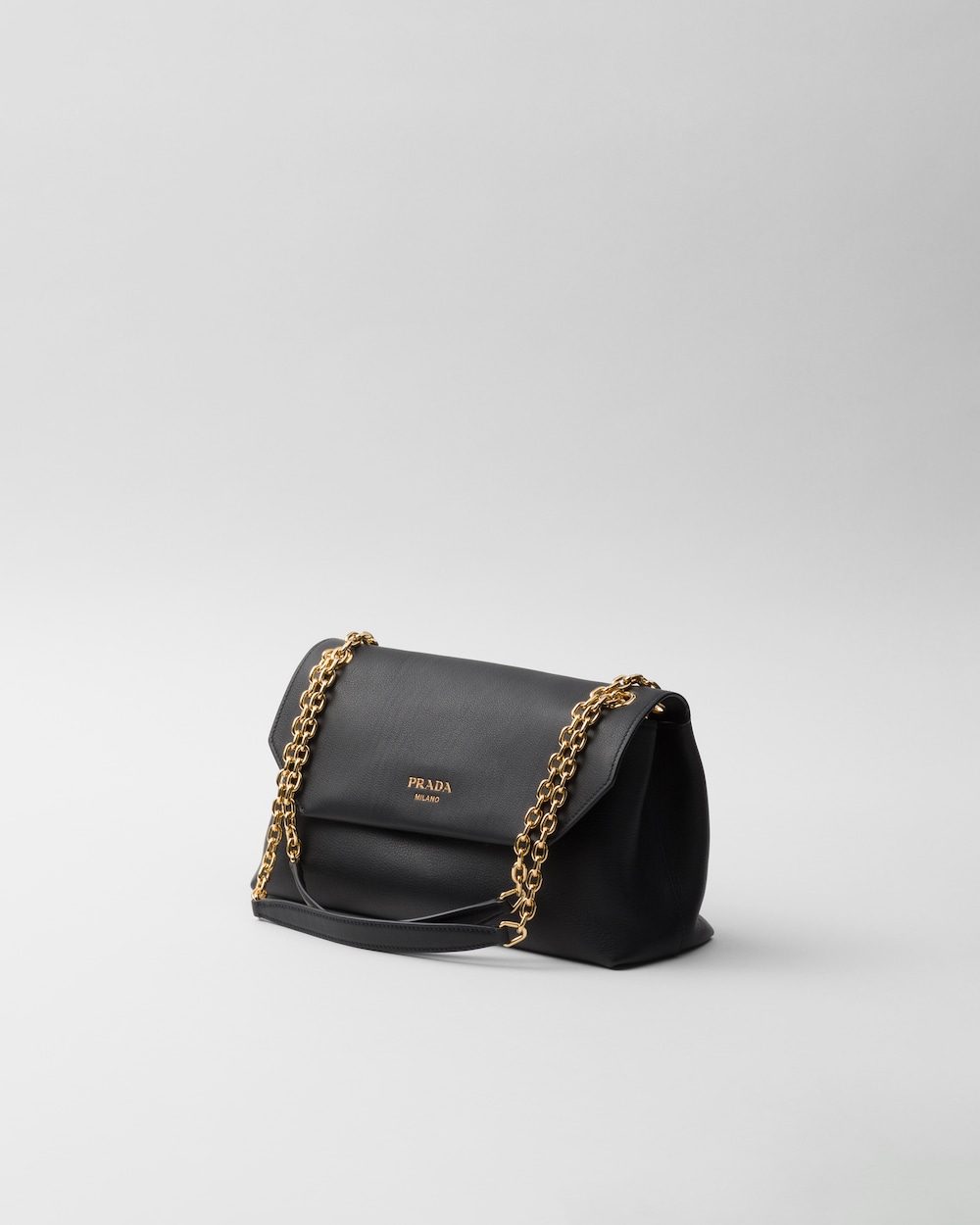 Replicate Prada Doux Medium Leather Shoulder Bag(1:1 replica)