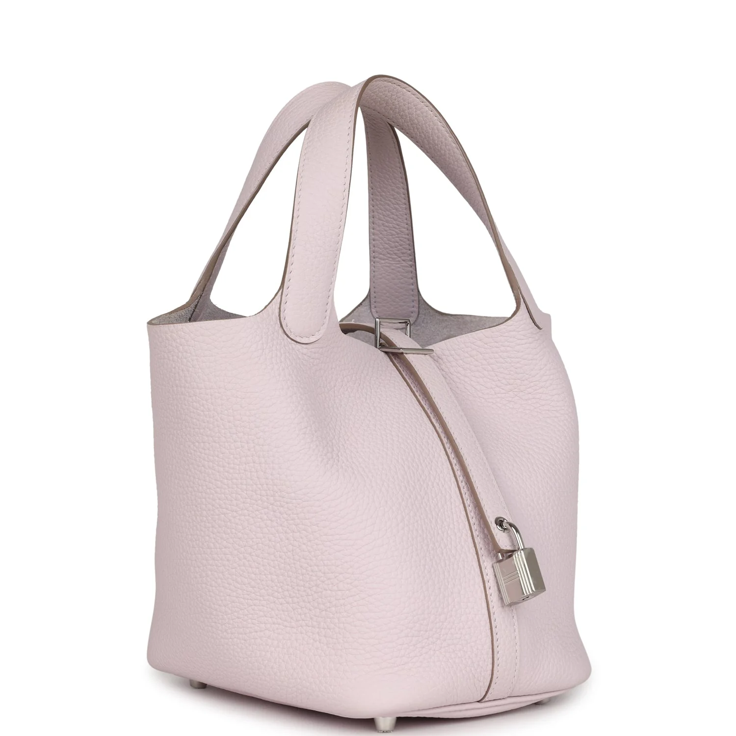 Replicate Hermes Picotin Lock 18 Mauve Pale Clemence Palladium Hardware(1:1 replica)