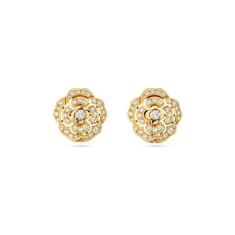 Replicate Bouton de Camélia earrings(1:1 replica)