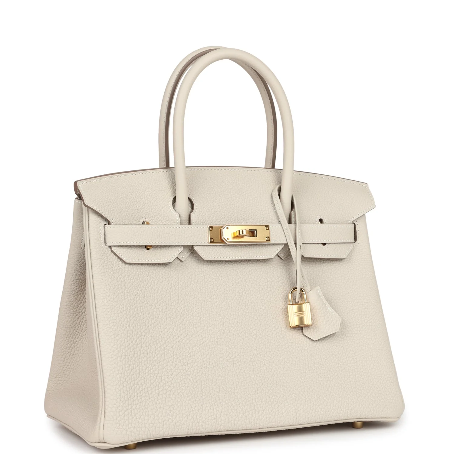 Replicate Hermes Birkin 30 Craie Togo Gold Hardware(1:1 replica)