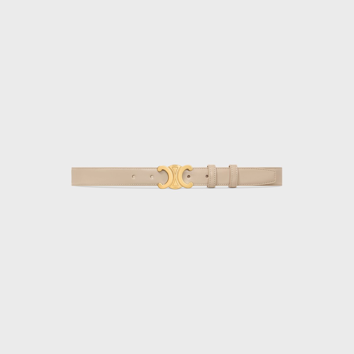 Replicate Medium Triomphe Belt in Taurillon Leather(1:1 replica)