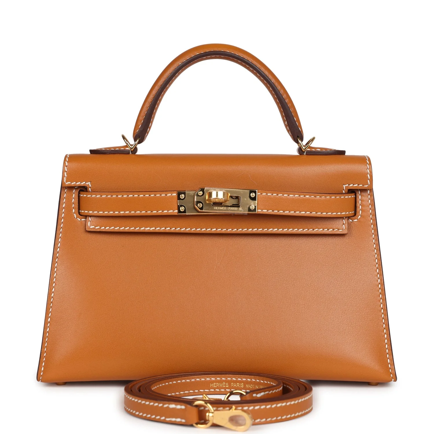 Replicate Hermes Kelly Sellier 20 Naturel Sable Butler Gold Hardware(1:1 replica)