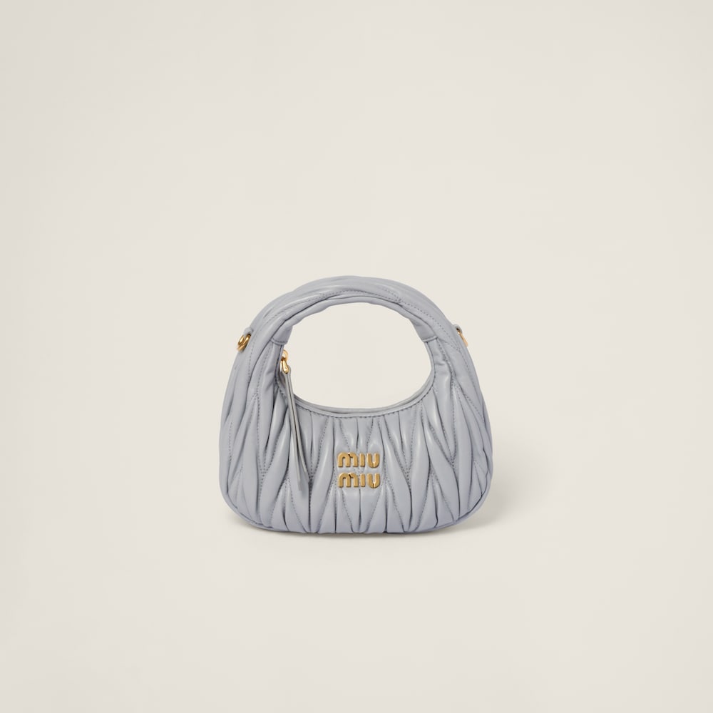 Replicate Wander matelassé nappa leather hobo mini-bag(1:1 replica)