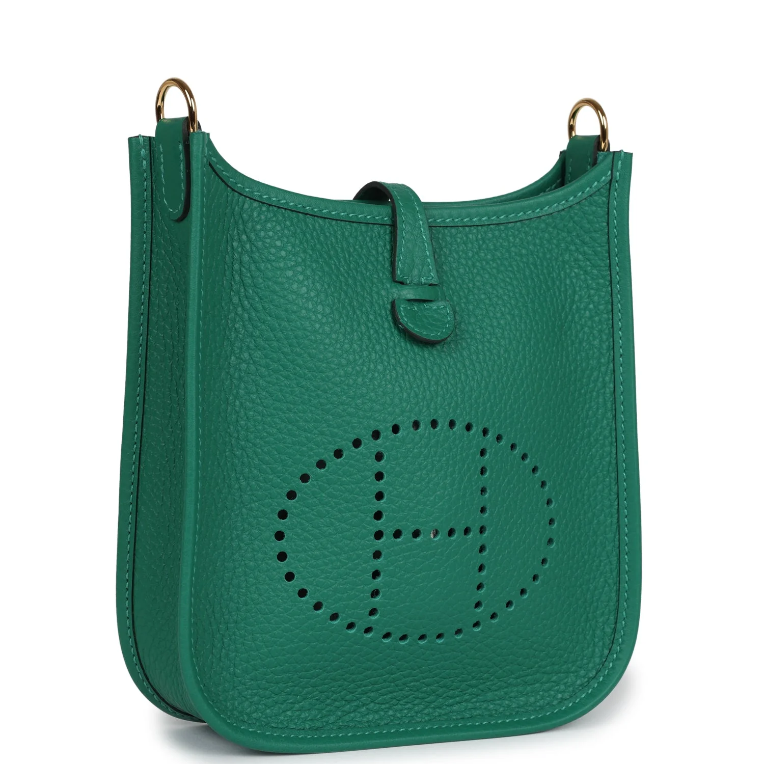 Replicate Hermes Evelyne TPM Vert Vertigo Clemence Gold Hardware(1:1 replica)
