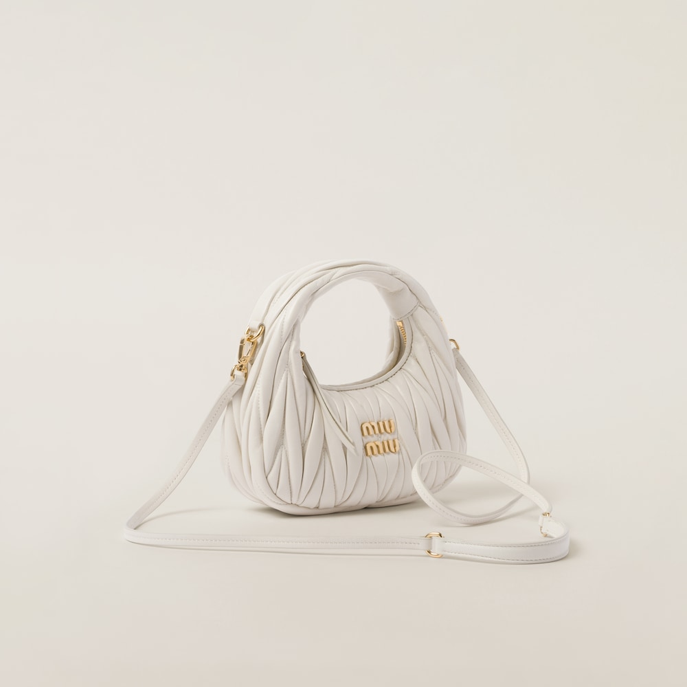 Replicate Wander matelassé nappa leather hobo mini-bag(1:1 replica)