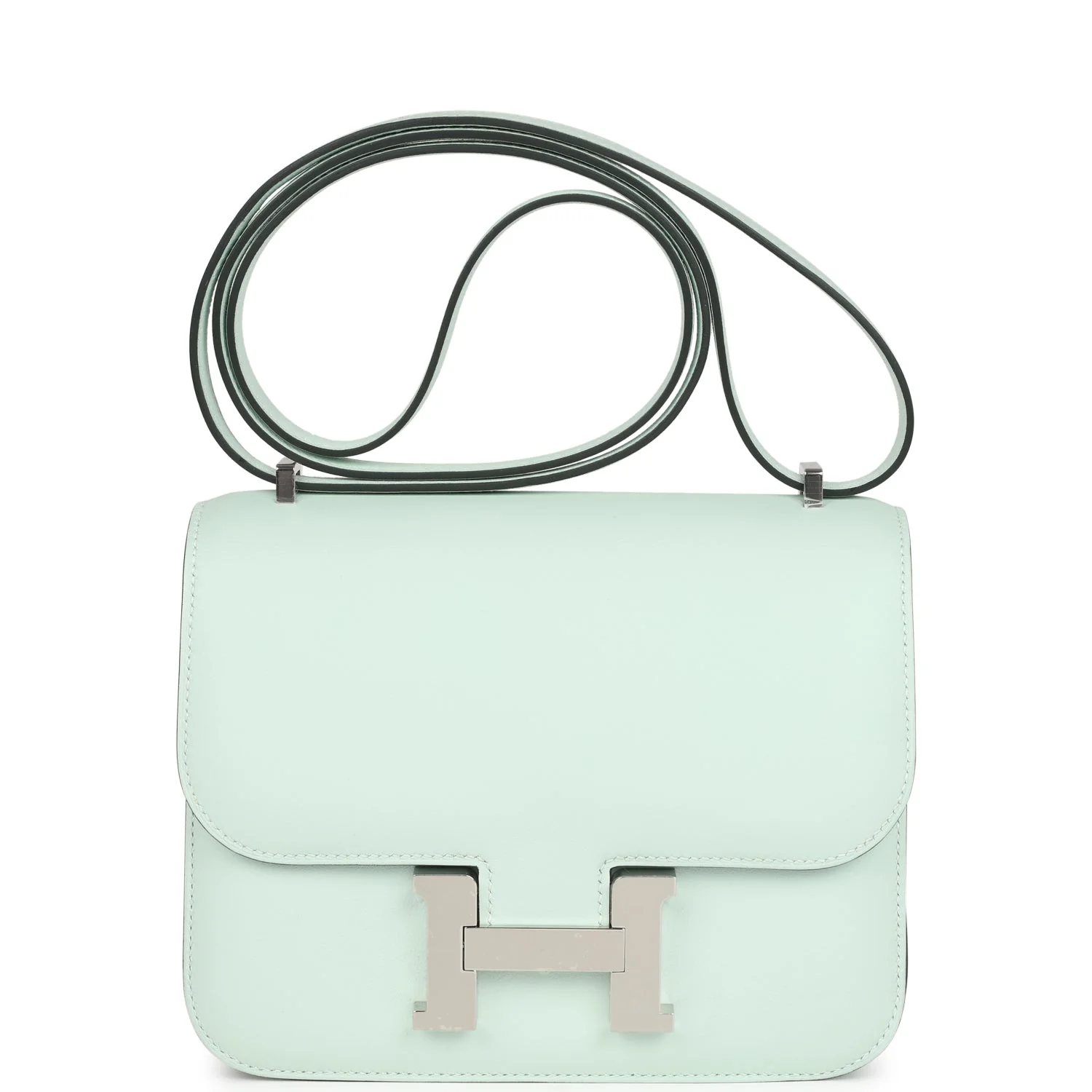 Replicate Hermes Constance 18 Vert Peppermint Swift Palladium Hardware(1:1 replica)