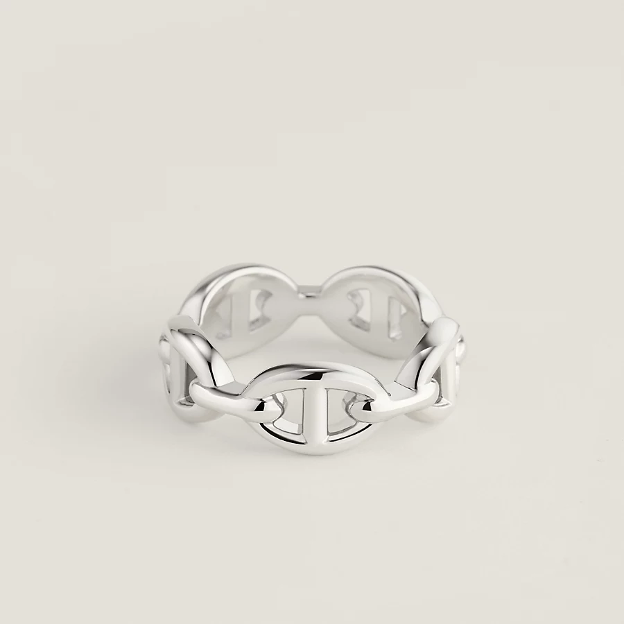 Replicate Chaine d ancre Enchainee ring, small model(1:1 replica)