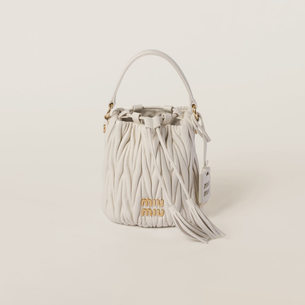 Replicate Matelassé nappa leather bucket bag(1:1 replica)