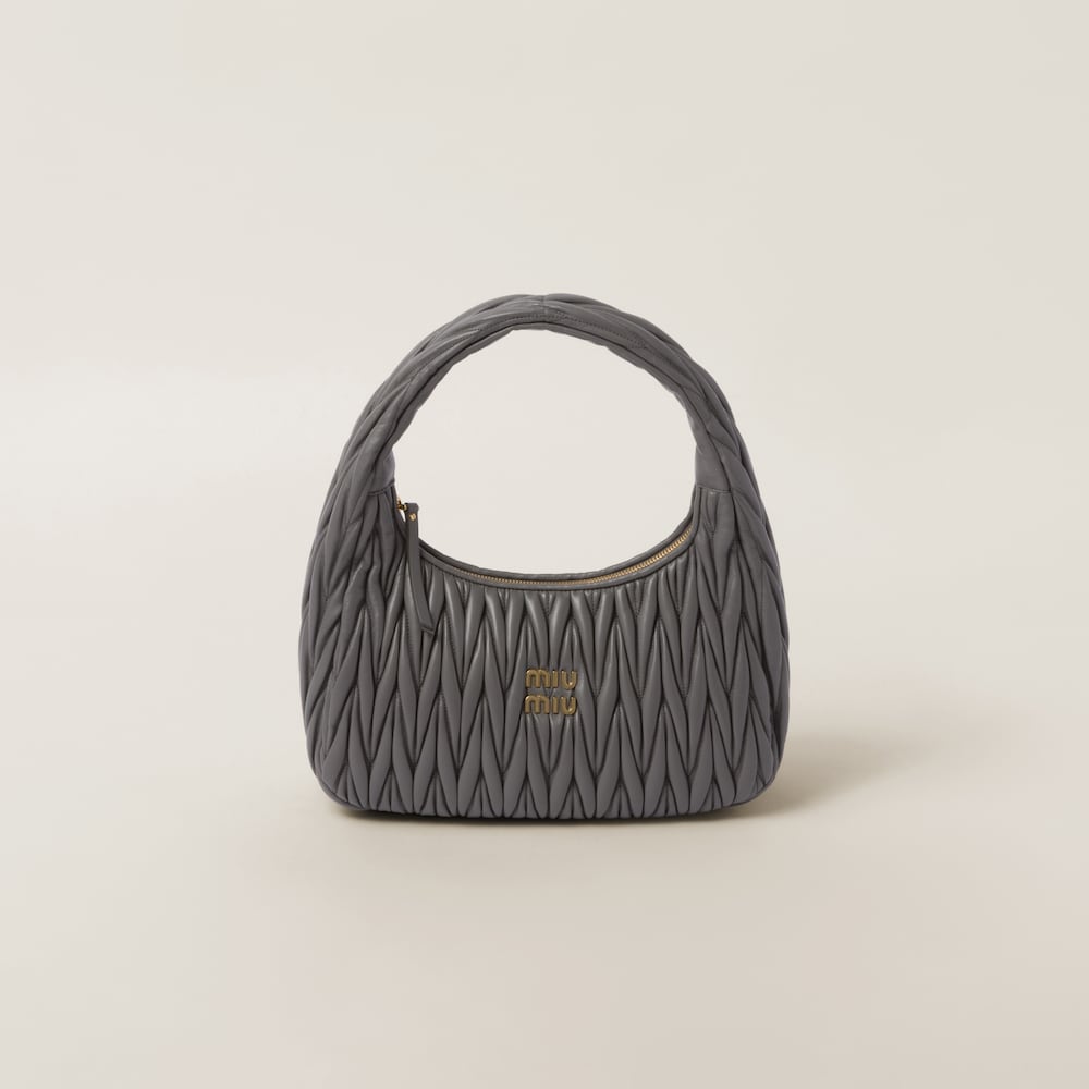 Replicate Large wander matelassé nappa leather hobo bag(1:1 replica)