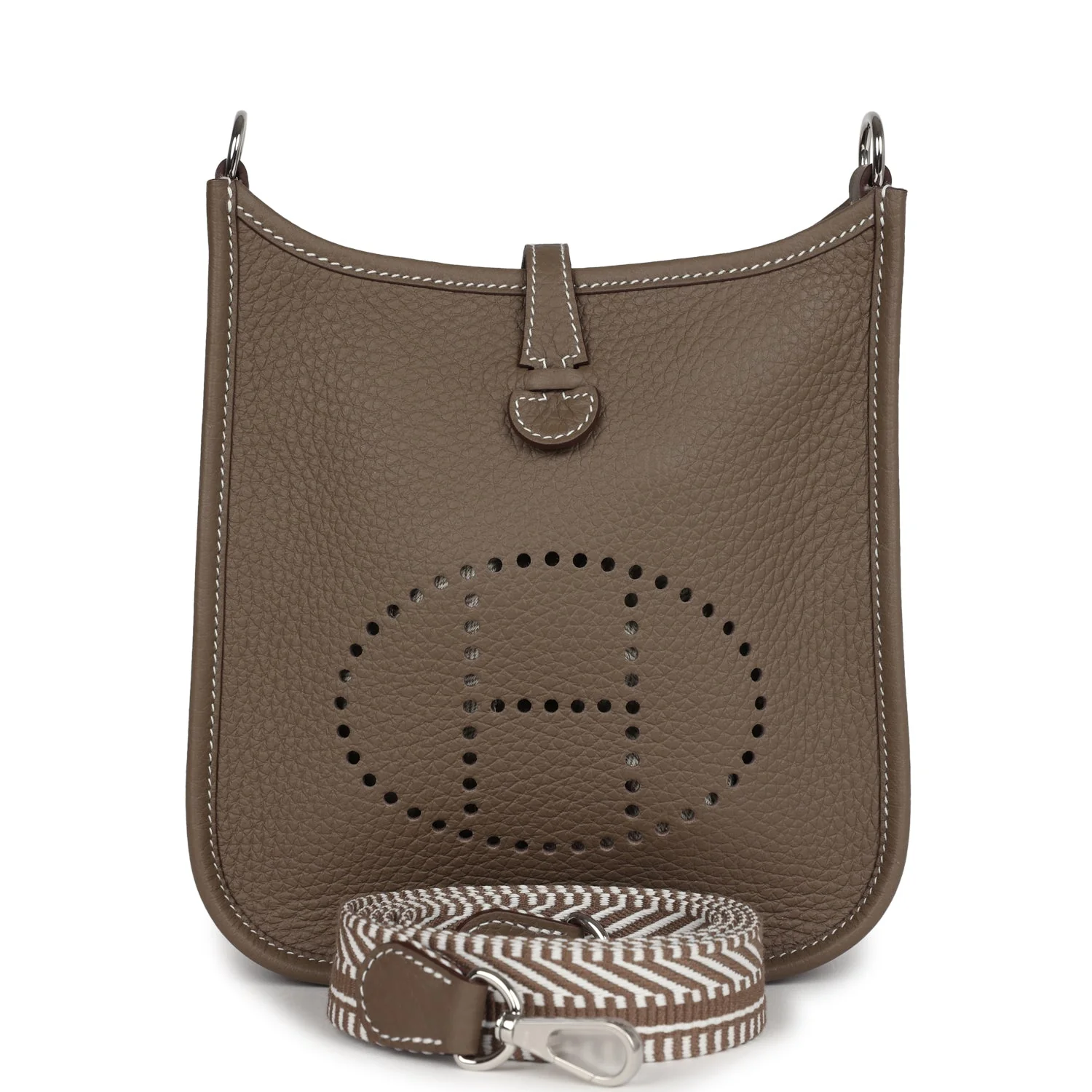Replicate Hermes Evelyne TPM Etoupe Clemence Palladium Hardware(1:1 replica)