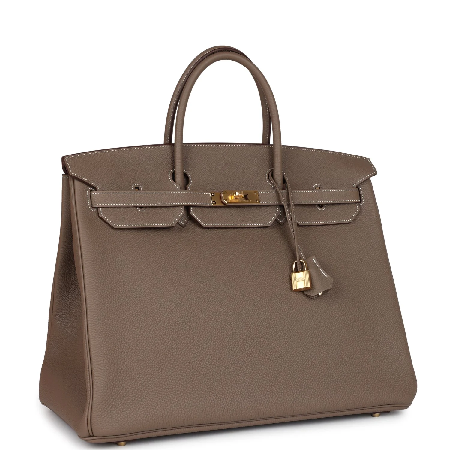 Replicate Hermes Birkin 40 Etoupe Togo Gold Hardware(1:1 replica)