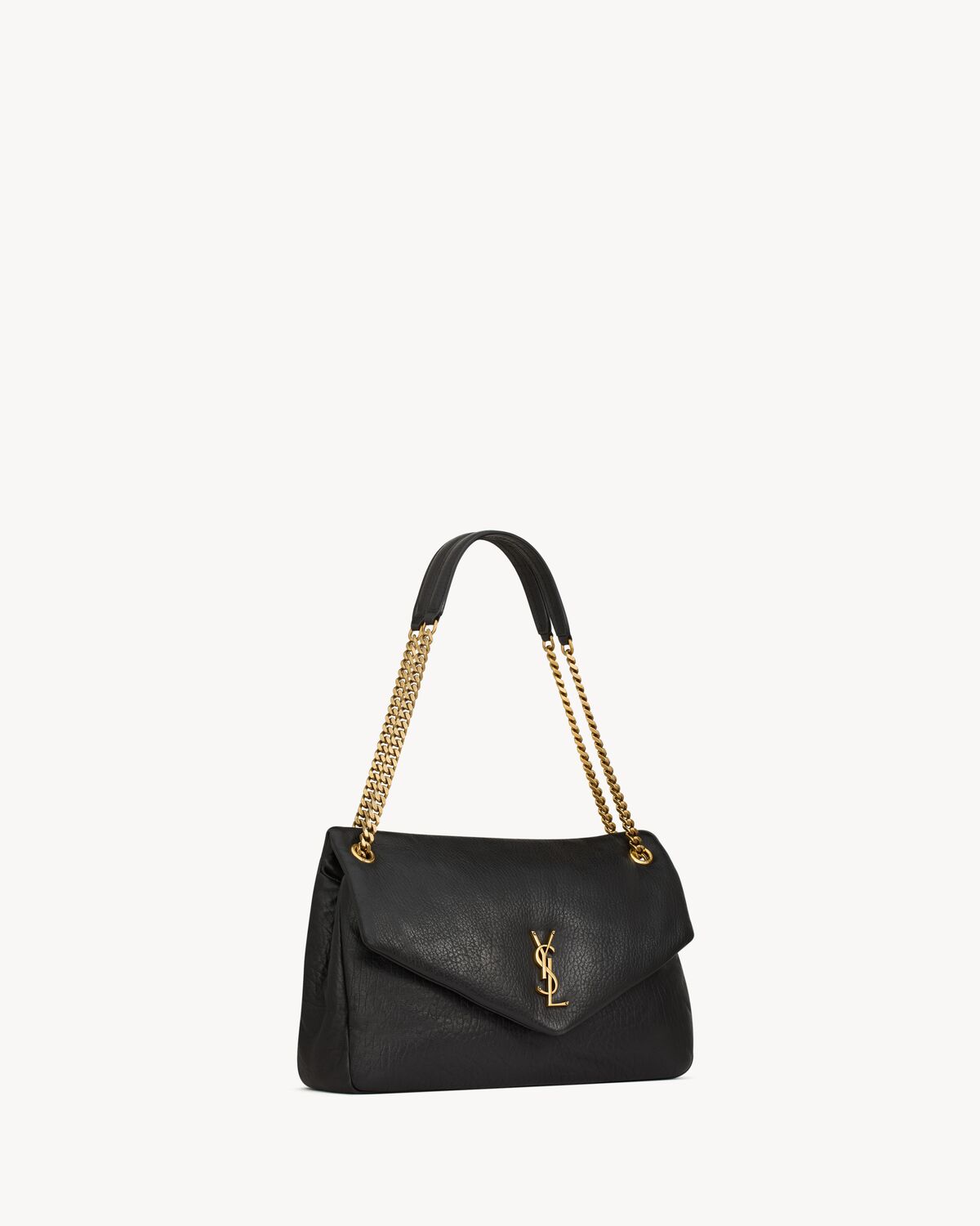 Replicate YSL Calypso Large in Grained Lambskin(1:1 replica)